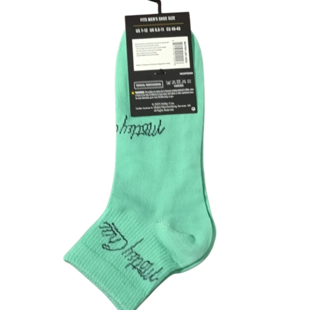 Motley Crew Dr Feelgood Ankle Socks Men's Unisex Novelty Band Memoribilia